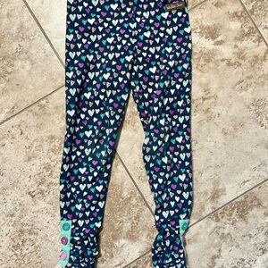 Matilda Jane Heart Patterned Leggings - Blue and Purple